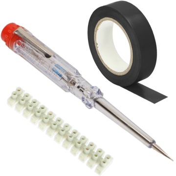 ZESTAW INSTALACYJNY PRÓBNIK + TAŚMA 10m + KOSTKA