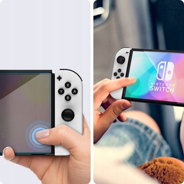 Закаленное стекло Spigen для Nintendo Switch Oled