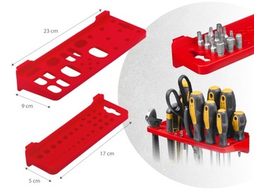 ИНСТРУМЕНТАЛЬНАЯ ДОСКА ДЛЯ МАСТЕРСКОЙ 96x76см HUMBERG, набор из 43 элементов