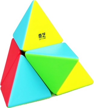 ОРИГИНАЛЬНЫЙ QiYi 2x2 Pyramorphix КУБ + ПОДСТАВКА
