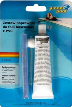 ZESTAW NAPRAWCZY ŁATKA DO BASENU