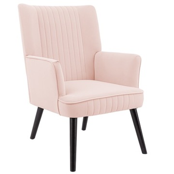 Uzak Designer Lounge Chair Удобный Элегантный Стильный Розовый