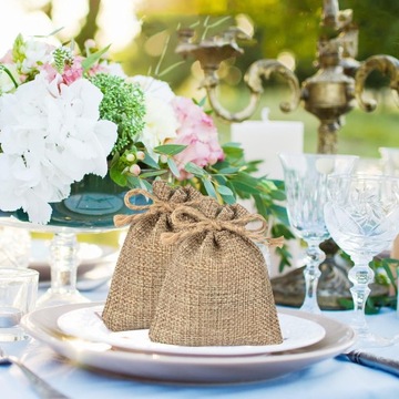 ПОДАРОЧНЫЕ ПАКЕТЫ ДЛЯ ВЕЧЕРИНКИ НА НЕРЕВКЕ 9Х12СМ 50 ШТ.