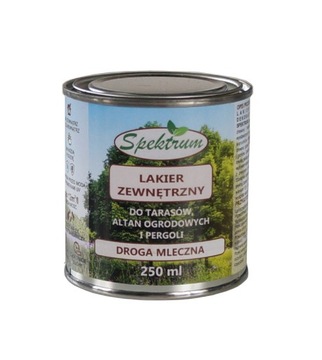 Lakier zewnętrzny - drewno SPEKTRUM 0,25 Mleczny