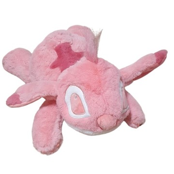 Maskotka Stitch 35cm Pluszak Leżący Śpiący Urocza Przytulanka różowa