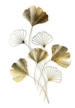 TALA GINGKO Dekoracja ścienna miłorząb 50x3x80cm