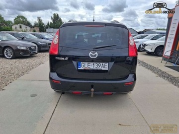 Mazda 5 I 2.0 MZR-CD 110KM 2006 Mazda 5 2,0D 110KM klima elektryka alu 7 osobowy zarejestrowany 2.0 Diesel, zdjęcie 6