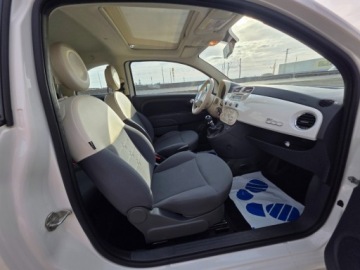 Fiat 500 II Seria 1 1.2 69KM 2011 Fiat 500 1.2 69Ps Panorama POLSKORY Alu Bialy Gwarancja 1.2 Benzyna, zdjęcie 15