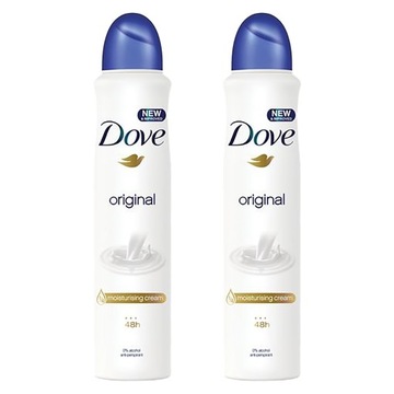 Dove Antiperspirant Spray Original 2x250ML