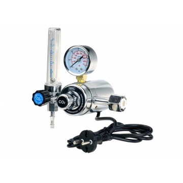РЕДУКТОР CO2 RBRP С РОТАМЕТРОМ И НАГРЕВАТЕЛЕМ 36 В