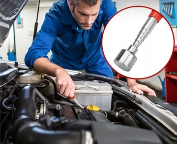 CHWYTAK MAGNETYCZNY TELESKOPOWY DŁUGI MOCNY MAGNES ROZKŁADANY Z KLIPSEM