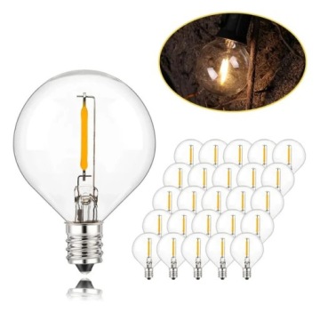 СВЕТОВАЯ САДОВАЯ ГИРЛЯНДИЯ 25 СВЕТОДИОДНЫХ ЛАМПОЧЕК, НАРУЖНОЕ ВОДОНЕПРОНИЦАЕМОЕ ОТДЕЛЕНИЕ