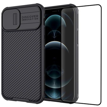 ETUI DO IPHONE 13 PRO PANCERNE OBUDOWA NA APARAT CAMSHIELD PRO + SZKŁO 5D