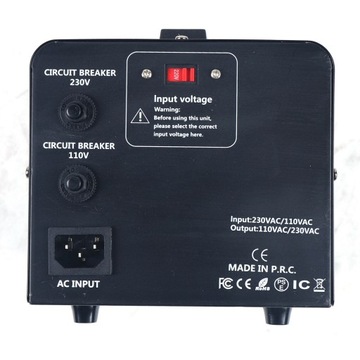 Преобразователь напряжения 110 В в 230 В 2000 Вт