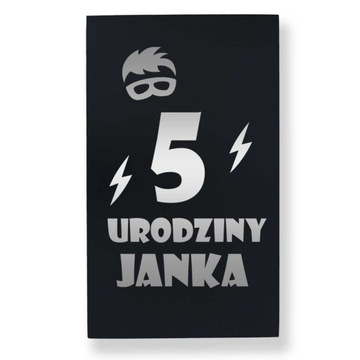Dekoracje na Urodziny Syna Tablica 40x70