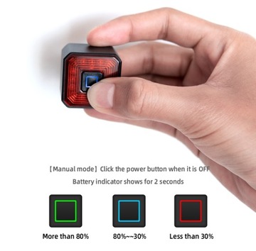 INTELINGENTA Светодиодный задний фонарь для велосипеда USB-роуд