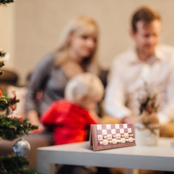 Конкурсные большие деревянные резные шахматы 15 дюймов.