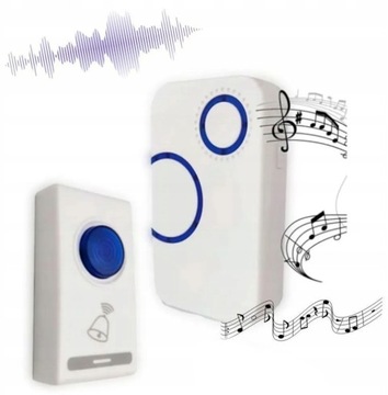 БЕСПРОВОДНОЙ ДВЕРНОЙ ЗВОНОК - РАССТОЯНИЕ 100М