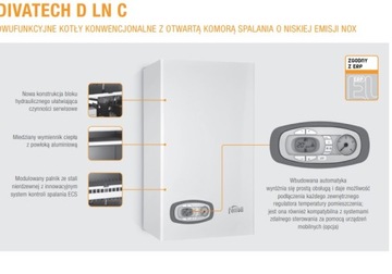 Газовый котел двойного назначения FERROLI Divatech C24