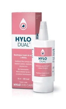 Hylo-Dual Nawilżające Krople Do Oczu 10 ml Ektoina