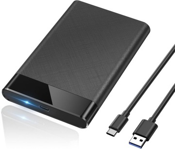 Zewnętrzna obudowa dysku twardego POSUGEAR 2.5', 6Gbps USB C 3.1 Gen 2