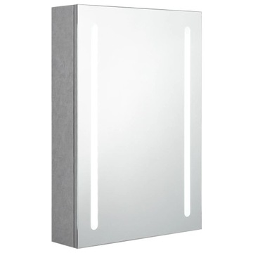 SZAFKA ŁAZIENKOWA WISZĄCA Z Lustrem Led 50x13x70cm