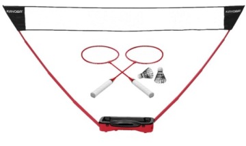 НАБОР ДЛЯ БАДМИНТОНА СЕТКА KAYOBA РАКЕТКИ СТАВНИ ЧЕМОДАН