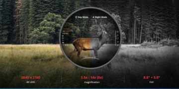 Прицел ночного видения HIKMICRO Alpex 4K A50E +X-HOG Pro 3in1 или NOXAR PRO 4in1
