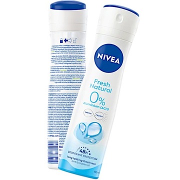 NIVEA WOMAN DEZODORANT FRESH NATURAL 0% al spray