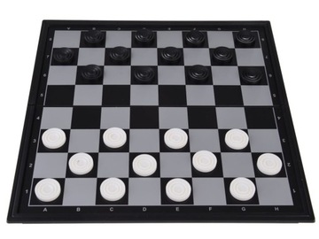 Шахматы Магнитные шашки 2 в 1 игра-головоломка GR0620