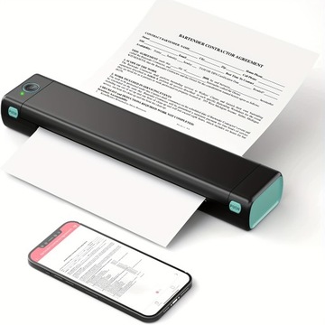 New Portable Printer Wireless For Travel, M08F-Letter Mobile Printer
