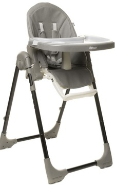Krzesełko do karmienia 4BABY 109 x 53 x 67 cm DECCO Grey