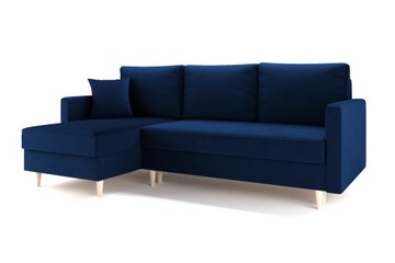 Narożnik Rogówka LUNA z funkcją spania 2 pojemniki