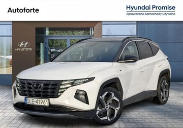 Hyundai Tucson IV SUV 1.6 T-GDI 48V 150KM 2021 Hyundai Tucson 1.6 T-GDI Salon PL Platinum skora automat kamery