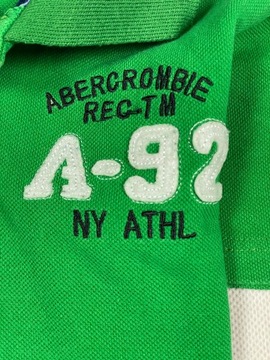 Abercrombie polo dziecięce zielone unikat logo S