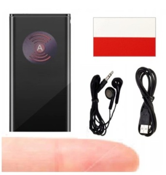 DYKTAFON MINI MAŁY SZPIEGOWSKI 8GB PODSŁUCH + naklejka