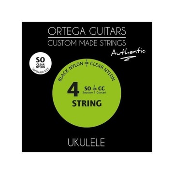 Struny Ortega clear nylon UKA-SO Ukulele Sopranowe