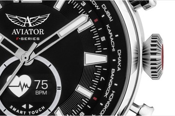 Zegarek Męski Aviator Mark 2 - Smartwatch Stalowy, Klasyczny, wspaniały