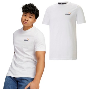 koszulka męska puma t-shirt bawełna logo basic