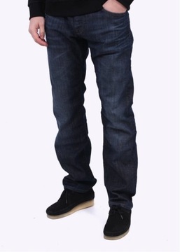 126 ## HUGO BOSS ## MĘSKIE SPODNIE JEANSY 38/32