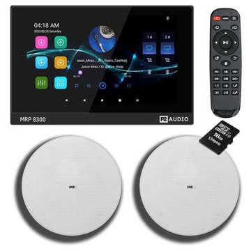 P2 AUDIO RADIO INTERNETOWE PODTYNKOWE Z BLUETOOTH SD + 2 GŁOŚNIKI 30W