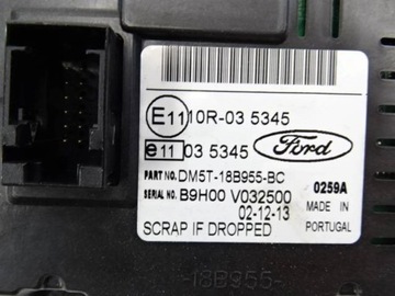 DISPLEJ AUTORÁDIO FORD C-MAX MK2