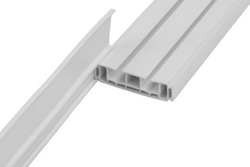 Потолочный рельс с двойной направляющей с крышкой Цвета 220 см