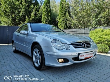Mercedes Klasa C W203 Coupe W203 1.8 (C 180 Kompressor) 143KM 2005 Mercedes C 180 1.8Compresor 143KM Klimatronic Alu, zdjęcie 2