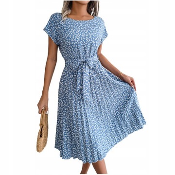 Sukienka rozkloszowana LETNIE ELEGANCKA LATO