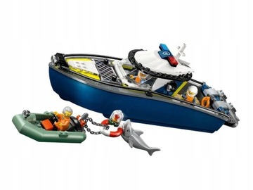Lego City Chase на полицейской лодке