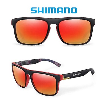 Shimano Lumina OKULARY Polaryzacyjne UV400 Ochrona UNISEX Czarne