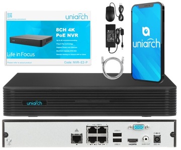 Комплект наружного наблюдения 3 камеры 3MPx IPC-B213-APF40W UNIARCH PoE LED