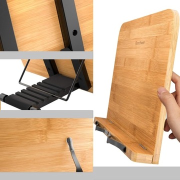 ПОДСТАВКА ДЛЯ КНИГИ ПОДСТАВКА ДЛЯ ПЛАНШЕТА ДЛЯ ЧТЕНИЯ BAMBOO