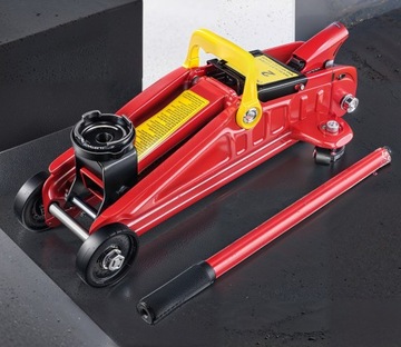 ŻABA PODNOŚNIK SAMOCHODOWY HYDRAULICZNY LEWAREK 2T NISKOPROFILOWY + GUMA